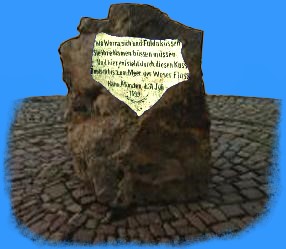 Der Weserstein in Hann.Münden Der Weserstein in Hann.Münden